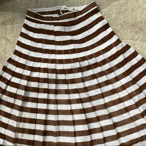 Vintage Midi Pleated Skirt